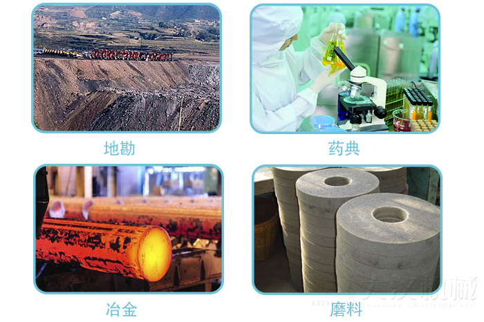 適用行業(yè):地堪，冶金，藥典,磨料