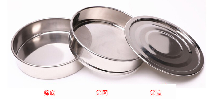 篩底，篩網，篩蓋展示圖